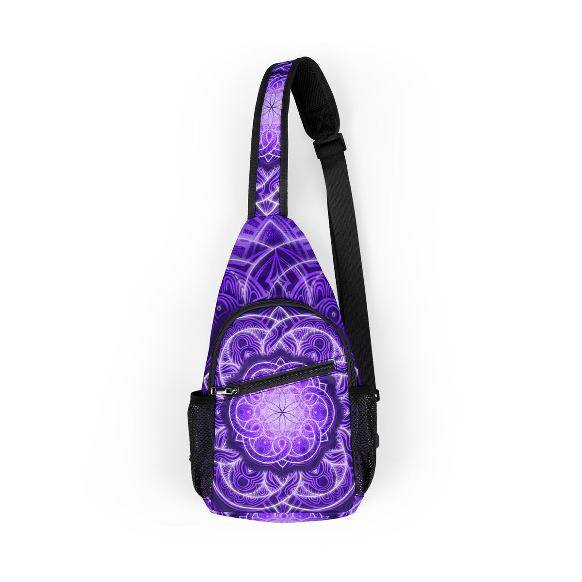 Purple Mandala Chest Bag