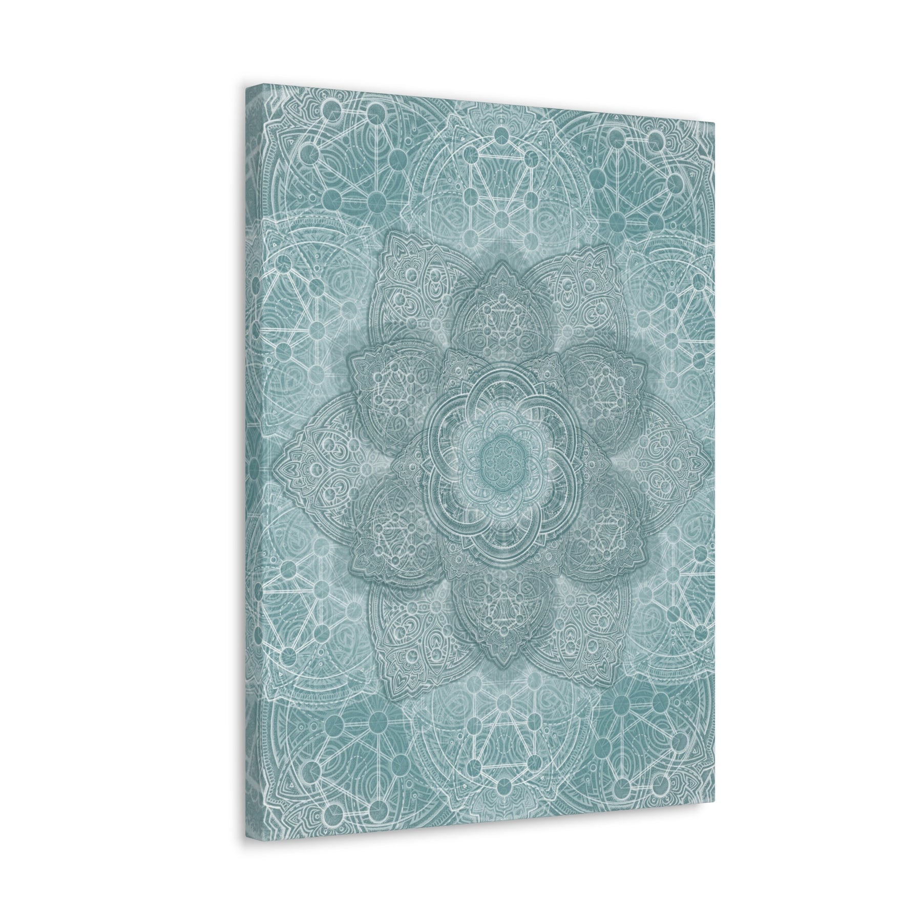 Sacred Geometry Mandal Canvas Print