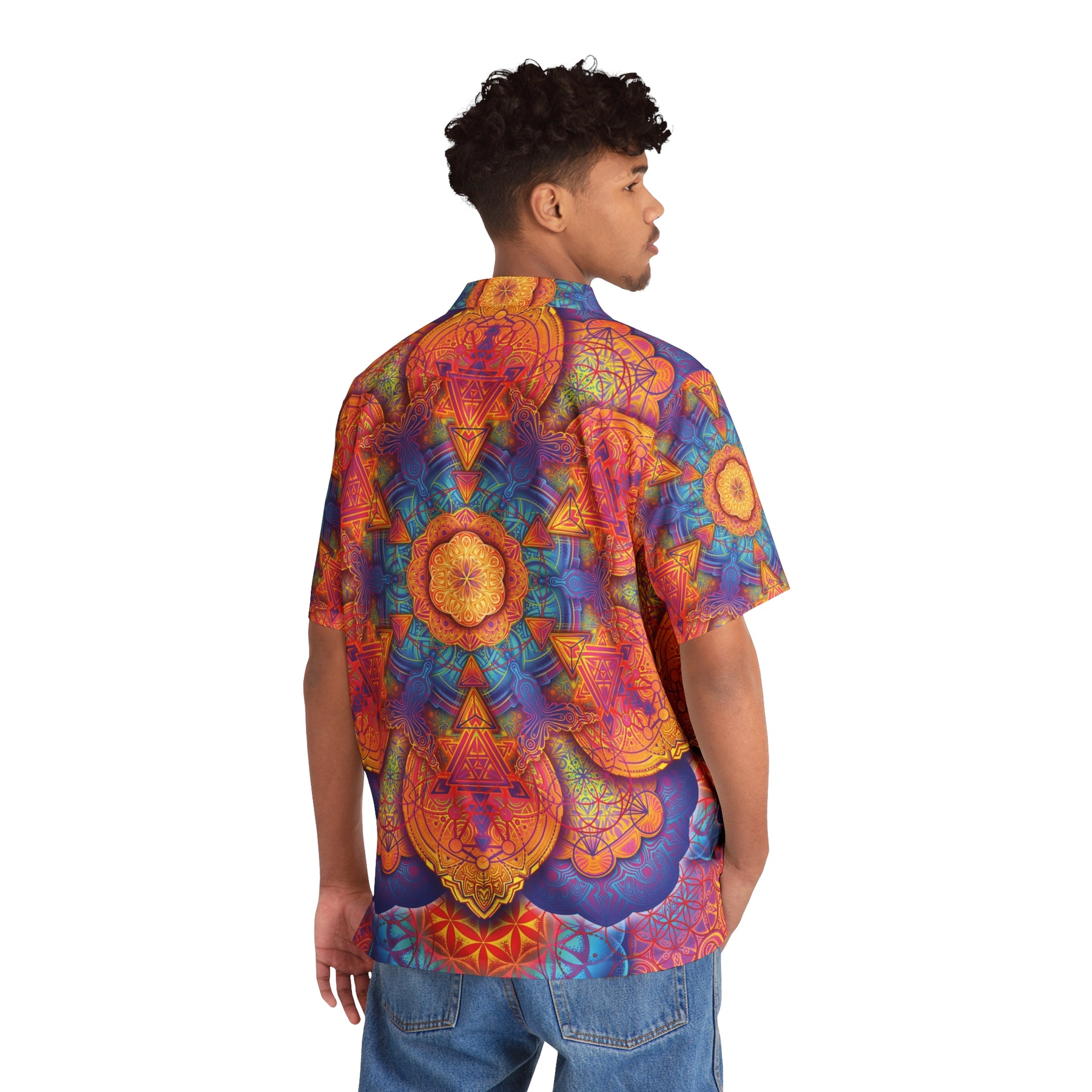 Psychedelic Mandala Hawaiian T-Shirt