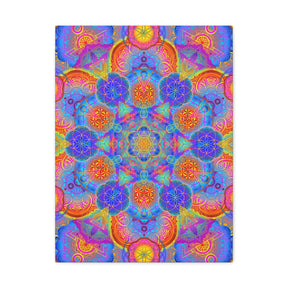 Psychedelic Metatron's Cube Canvas Print