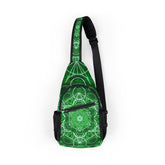 Malachite Mandala Chest Bag