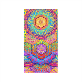 Bicycle Day Mandala Neck Gaiter - Lightweight Stylish Face Covering for Outdoor Adventures