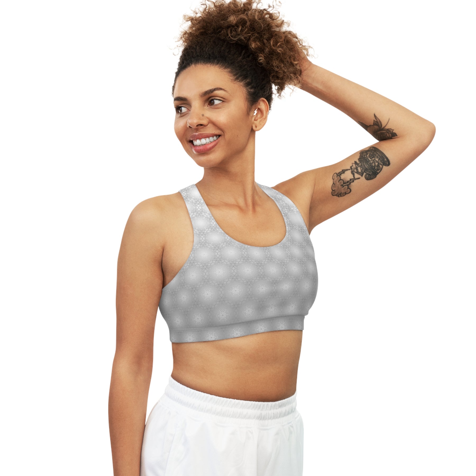 Metatron's Cube Fade Seamless Sports Bra