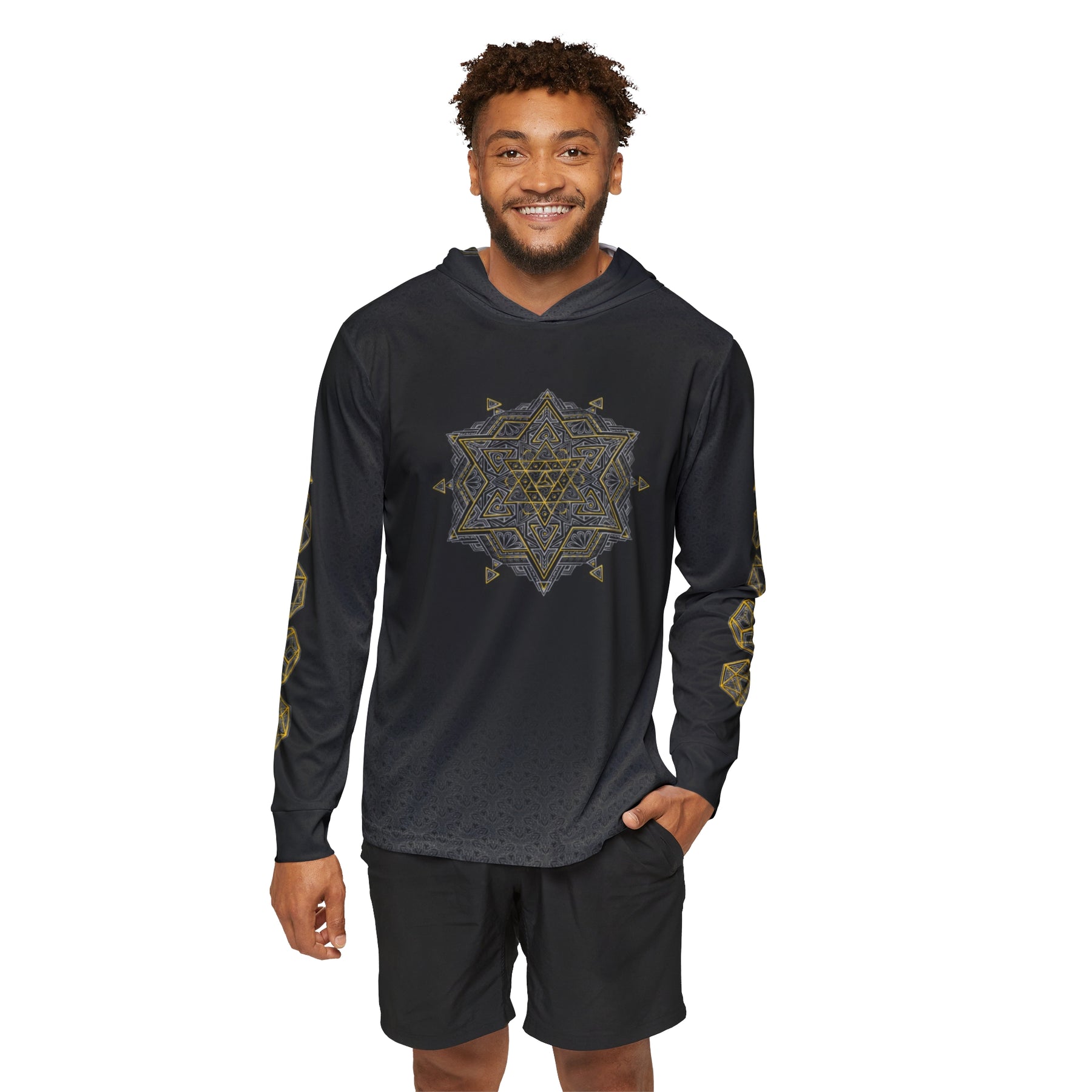 Sacred Geometry Men's Sun Hoodie