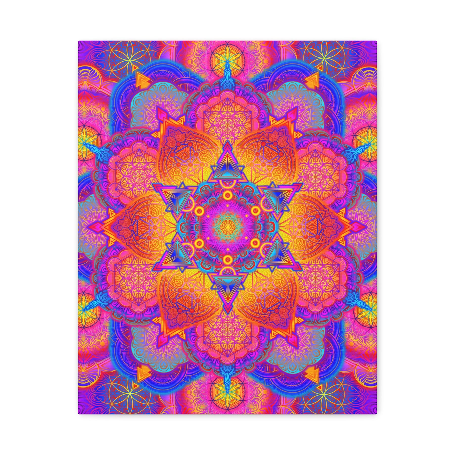 Starburst Mandala Canvas Print