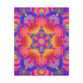 Starburst Mandala Canvas Print