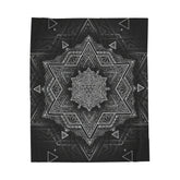 Star Tetrahedron Velveteen Plush Blanket