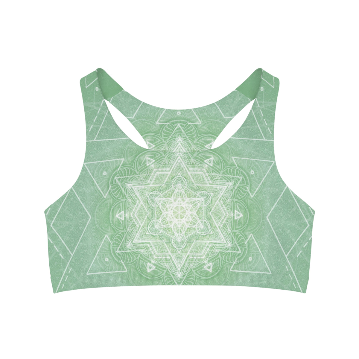 Mint Mandala Sports Bra