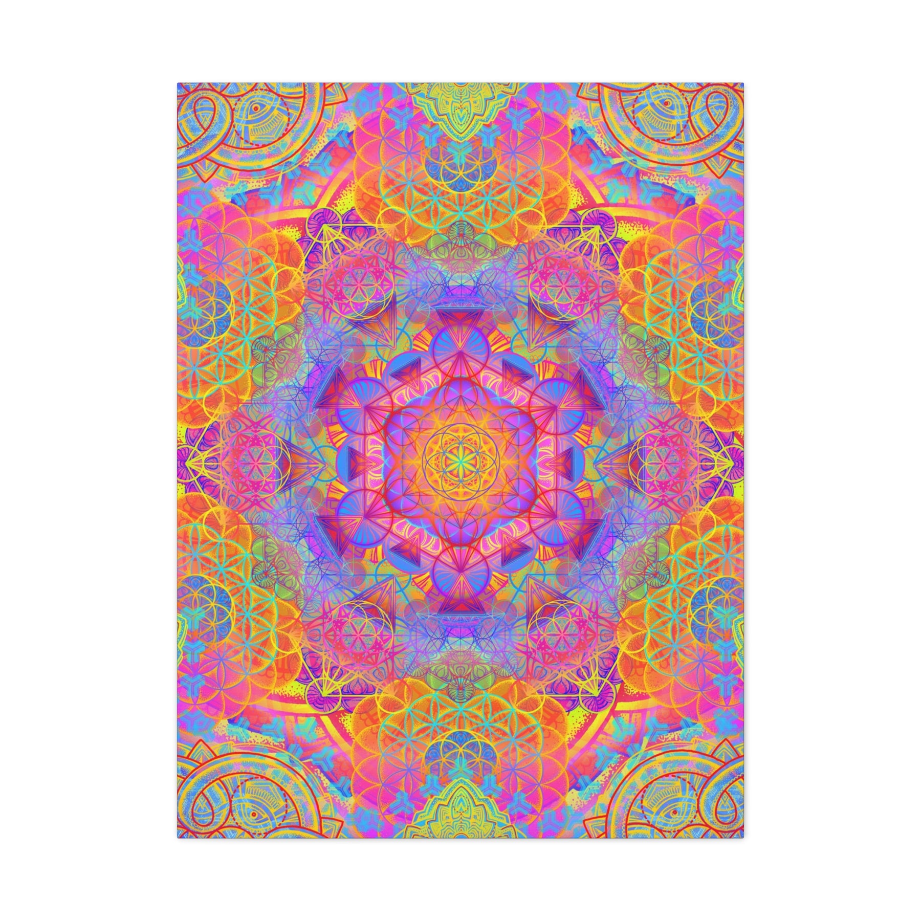 Sunrise Mandala Canvas Print