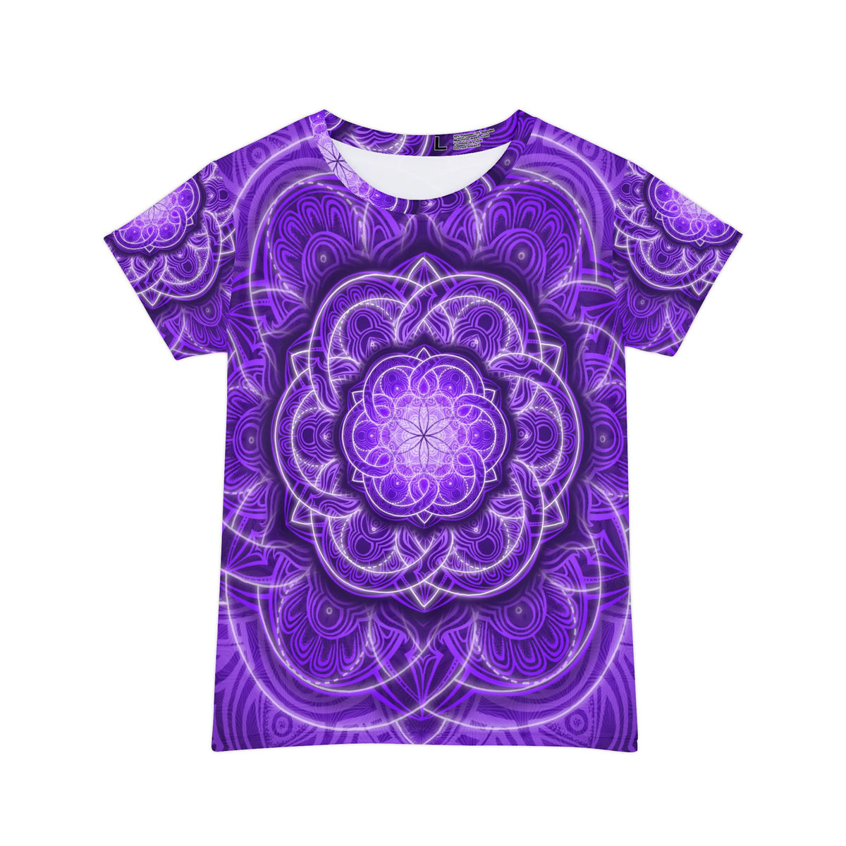 Purple Flower of Life - Women's Short Sleeve Shirt