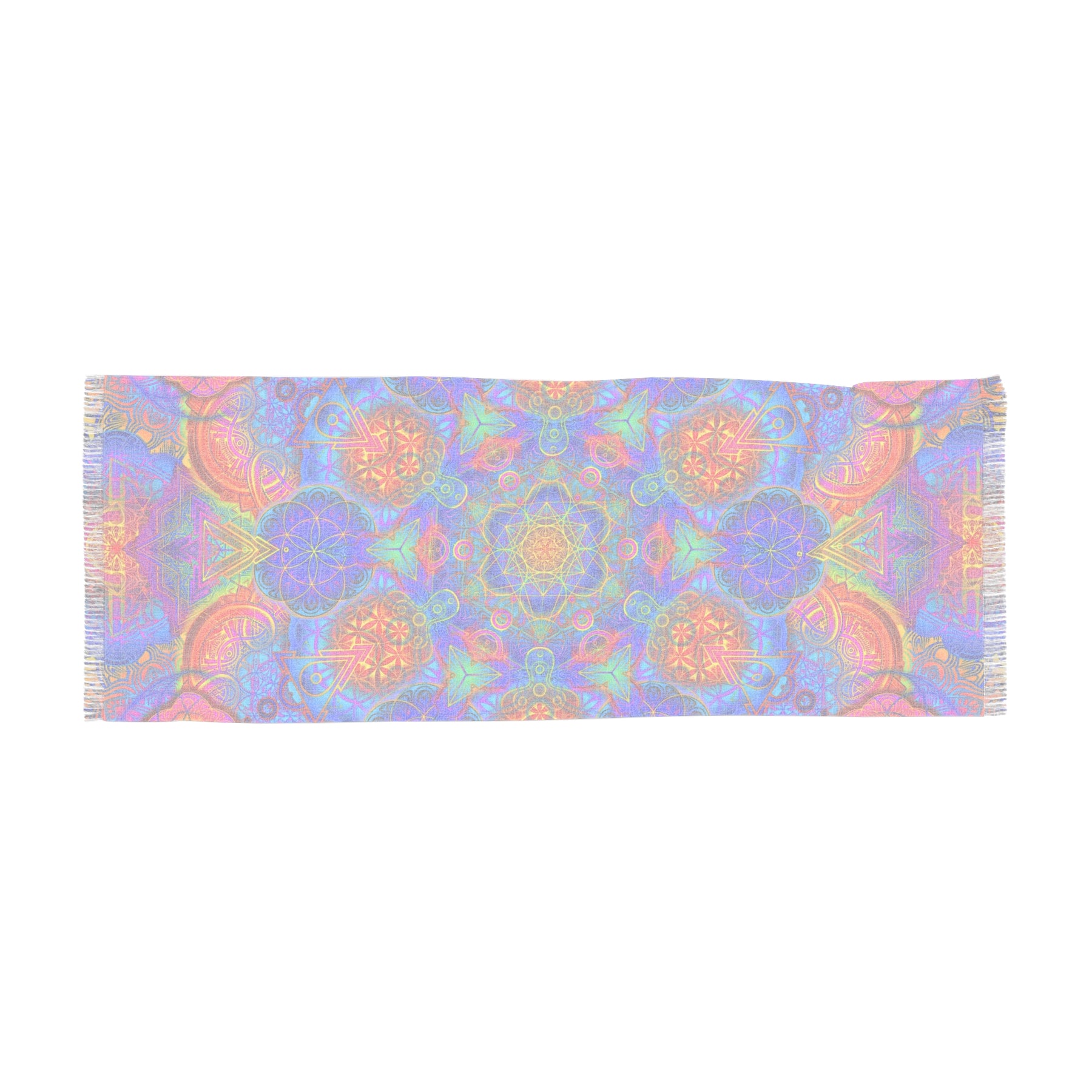 Psychedelic Sacred Geometry Scarf