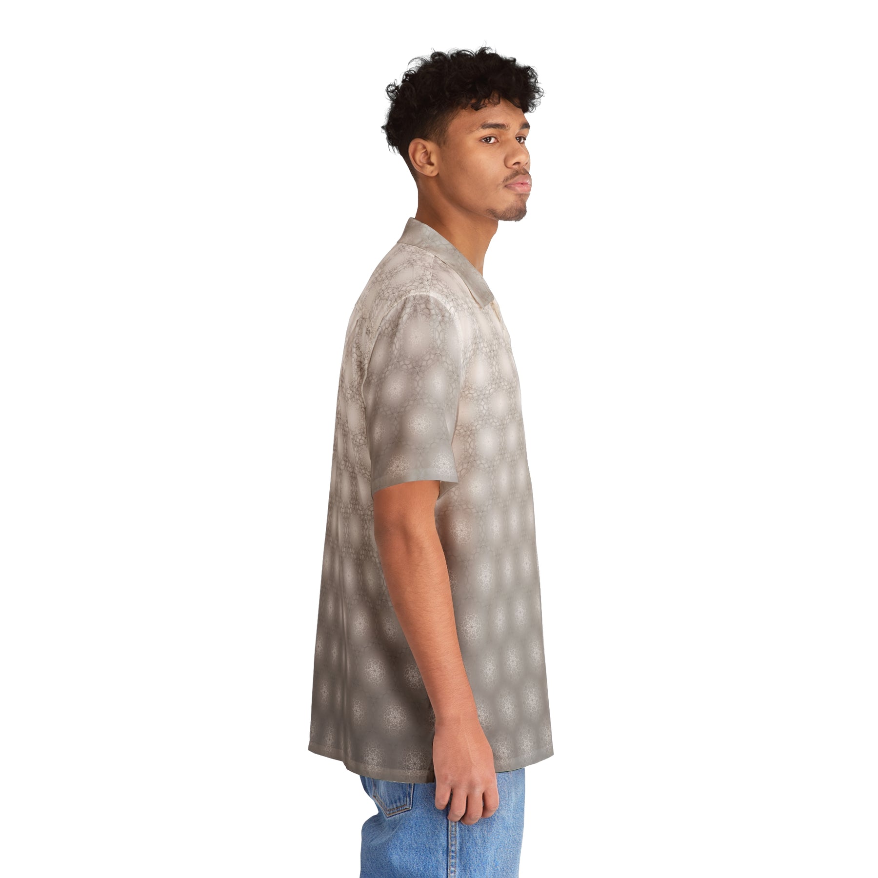 Metatrons Cube Fade Hawaiian T-Shirt