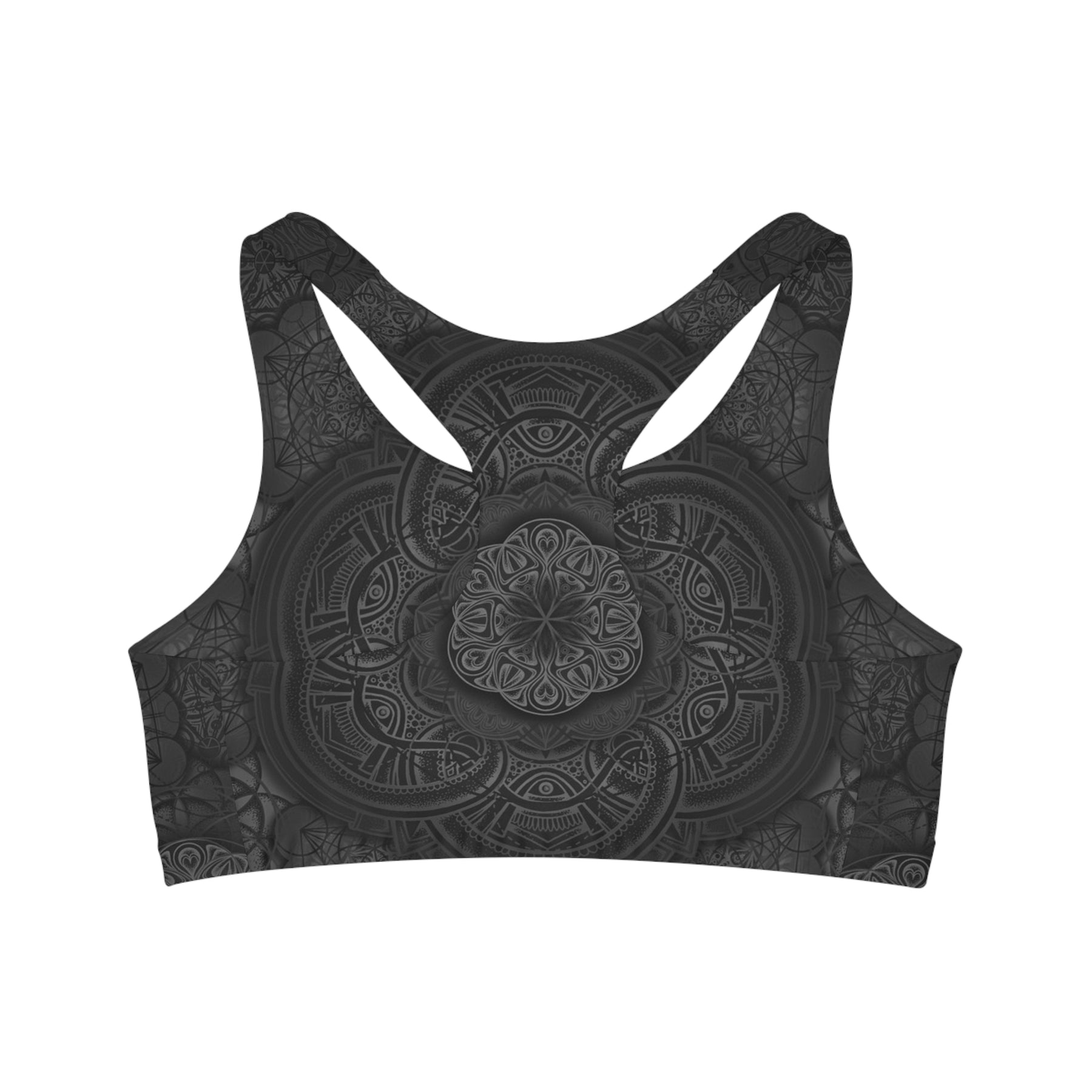 Blackout Mandala Seamless Sports Bra