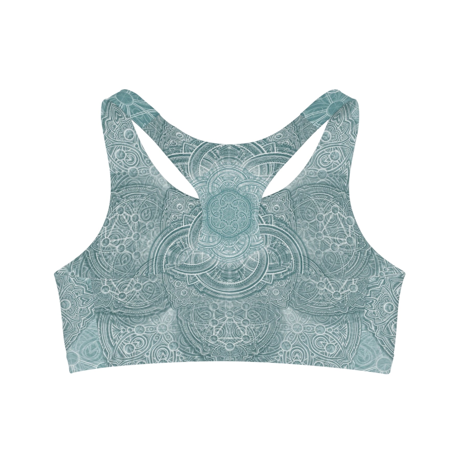 Psychedelic Mandala Sports Bra