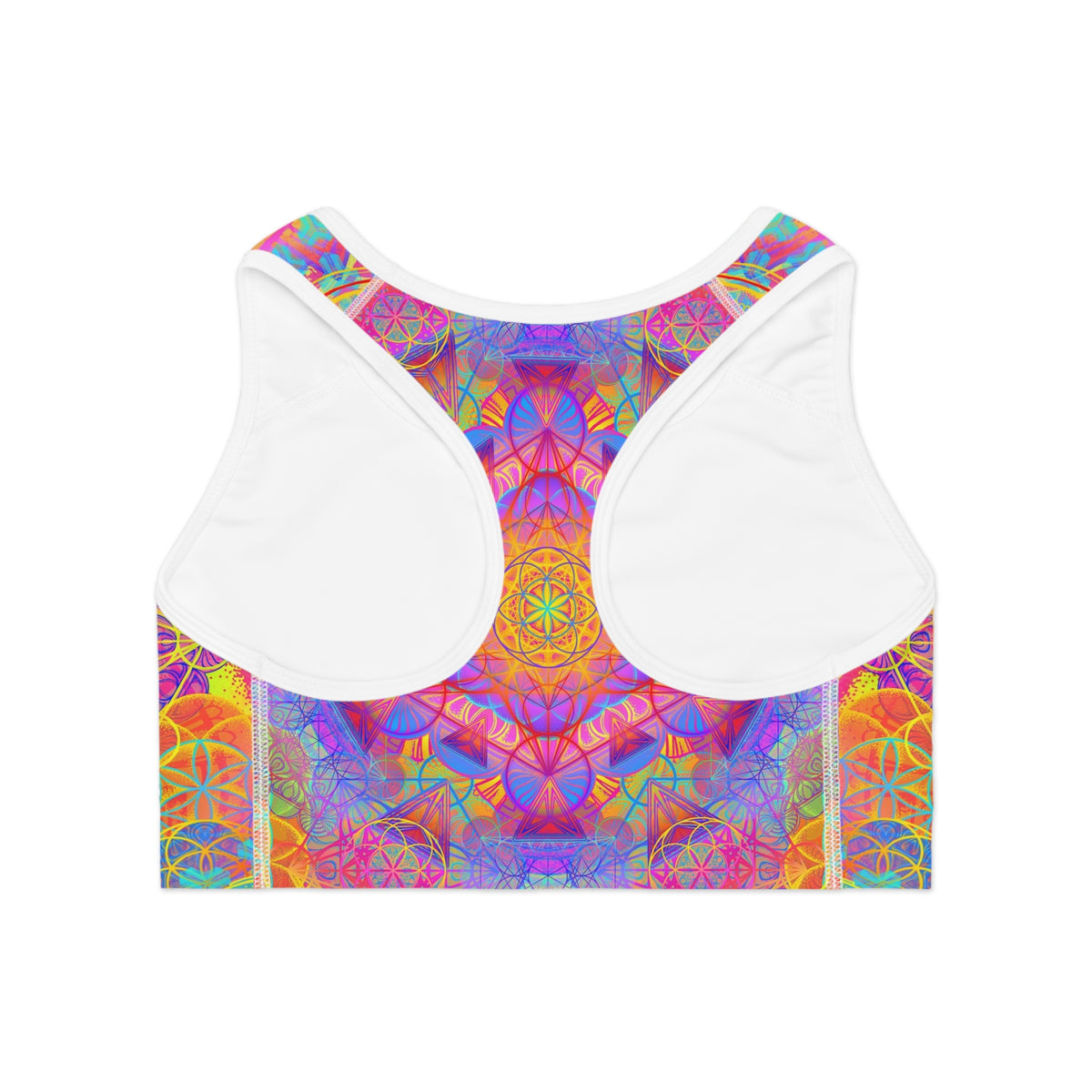 Psychedelic Mandala Sports Bra