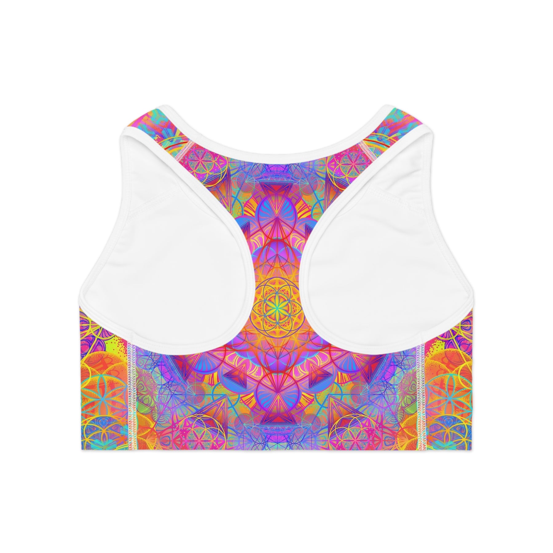 Psychedelic Mandala Sports Bra