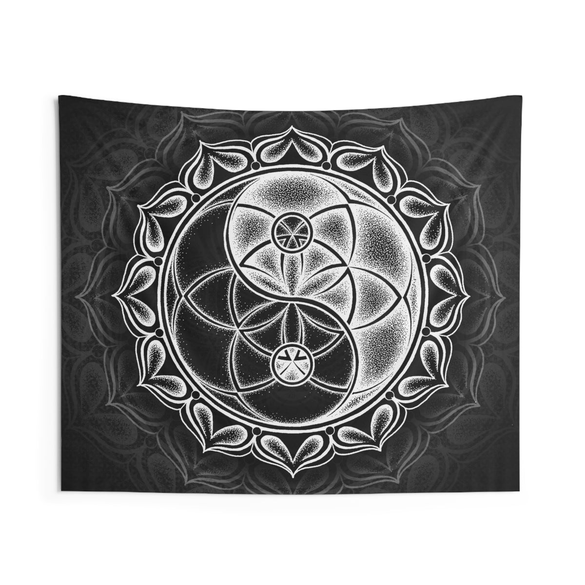 Yin Yang Mandala - Wall Tapestries