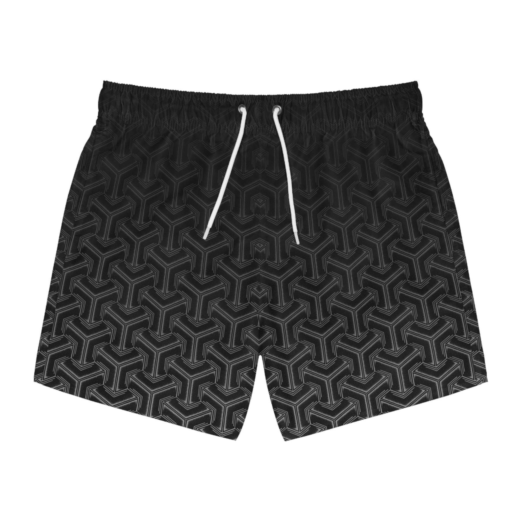 Geometric Fade Swim Trunks