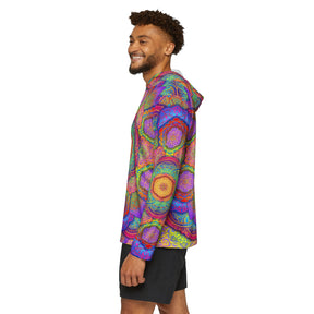 Psychedelic Mandala Men's Sun Hoodie