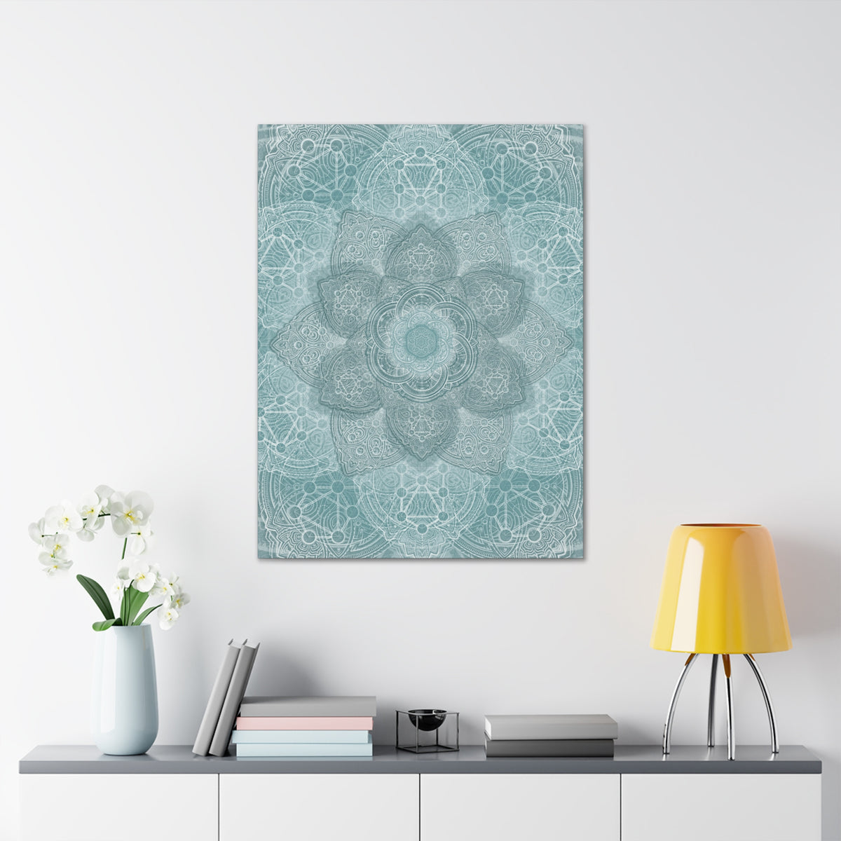 Sacred Geometry Mandal Canvas Print