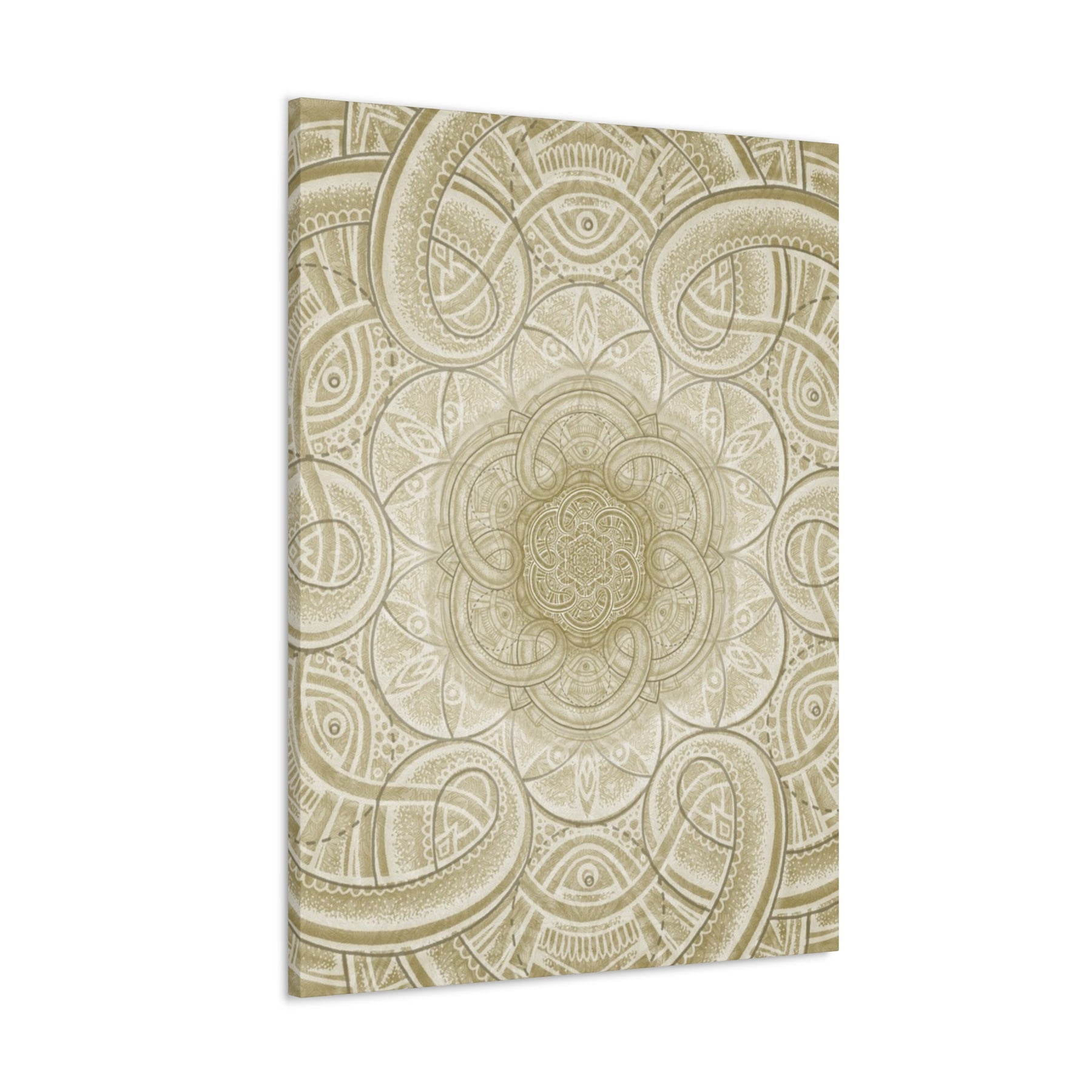 Sacred Geometry Mandala Canvas Print