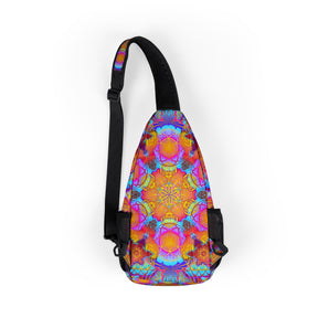 Psychedelic Mandala Chest Bag