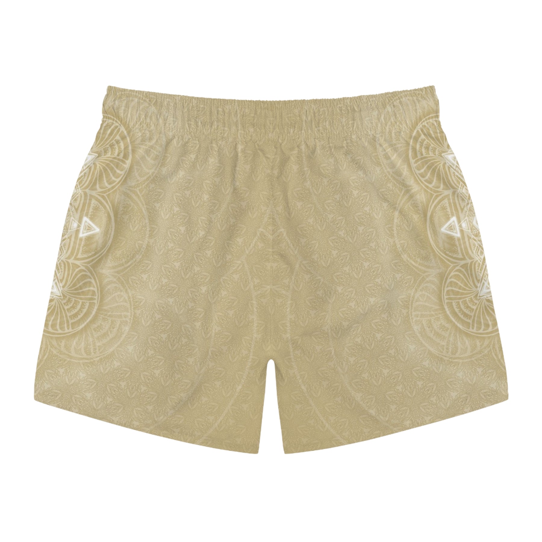 Muted Sacred Geometry Mandala Swim Trunks