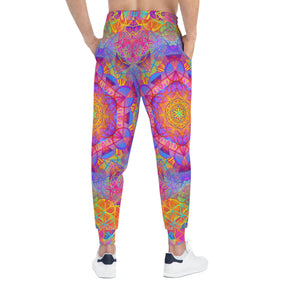 Psychedelic Mandala Athletic Joggers