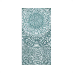 Blue Sacred Geometry Neck Gaiter - Lightweight Stylish Face Covering for Outdoor Adventures