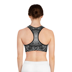 Flower of Life Mandala Sports Bra