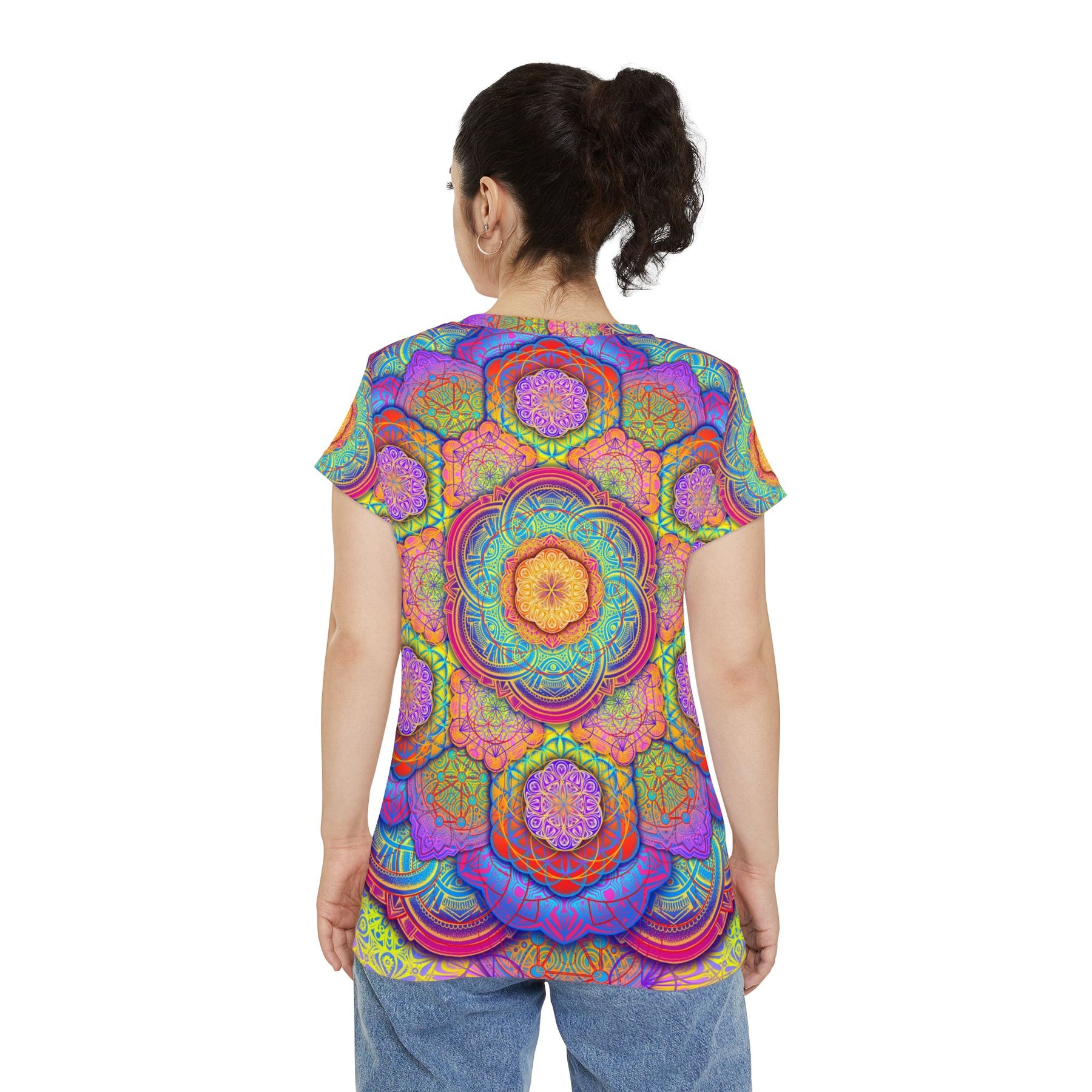 Bicycle Day Mandala - Women's Short Sleeve Shirt