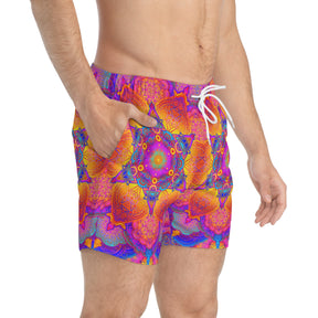 Psychedelic Mandala Swim Trunks