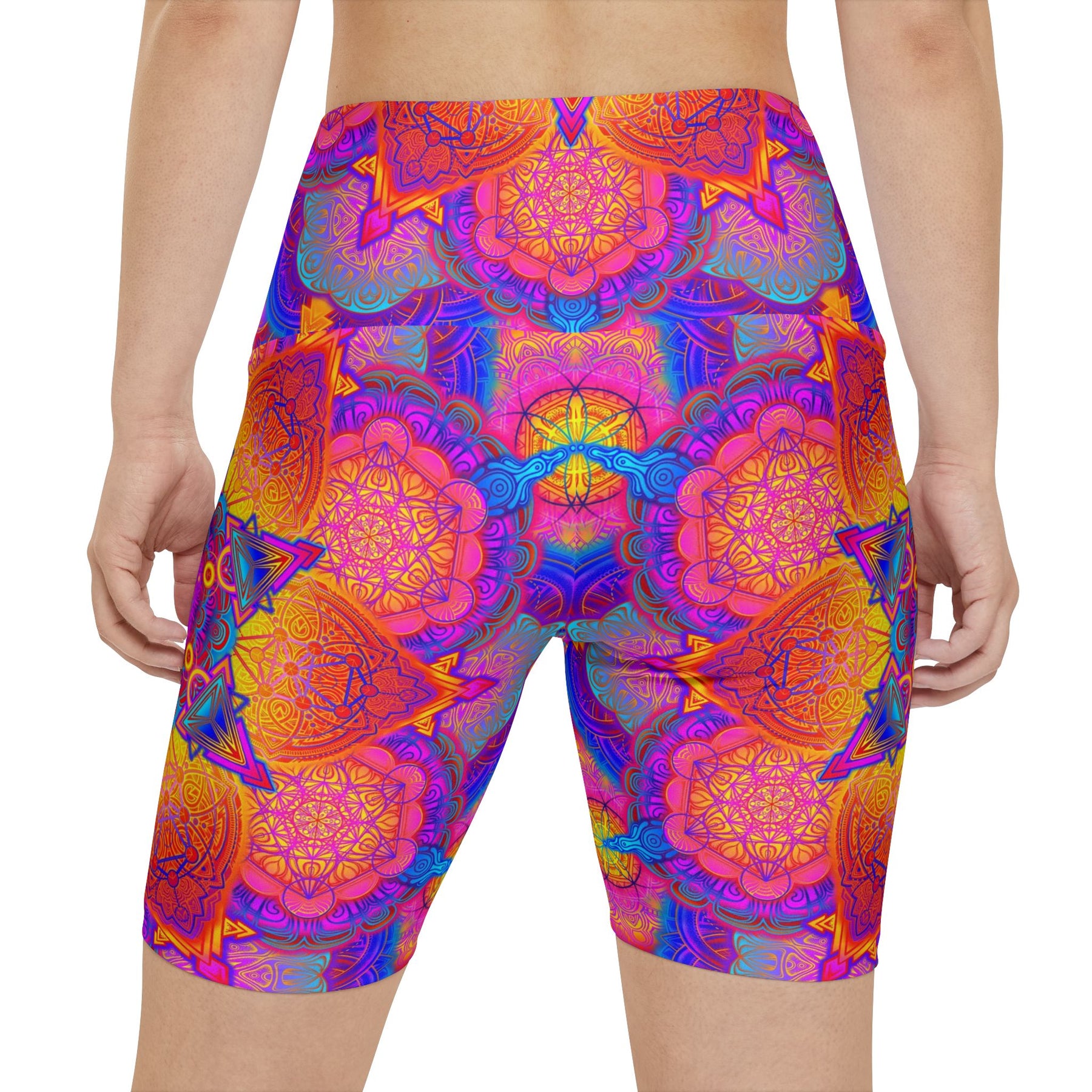 Starburst Mandala Workout Shorts