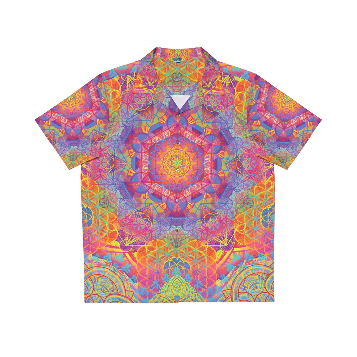 Psychedelic Mandala Hawaiian T-Shirt