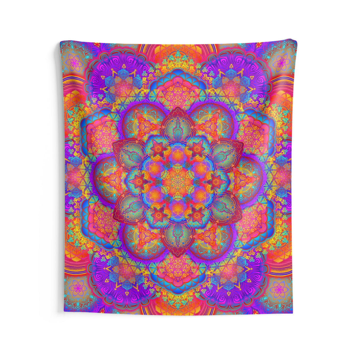 Psychedelia Mandala Wall Tapestry