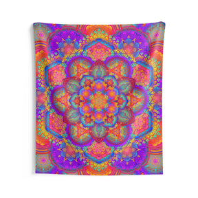 Psychedelia Mandala Wall Tapestry