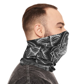 Flower of Life Mandala Neck Gaiter - Lightweight Stylish Face Covering for Outdoor Adventures