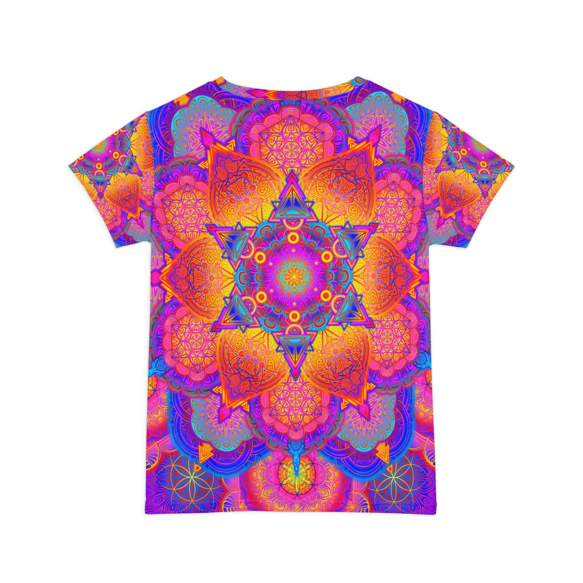 Psychedelic Sacred Geometry Mandala - Women's Short Sleeve Shirt