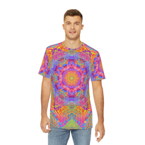 Sunrise Mandala - Men's Polyester Tee