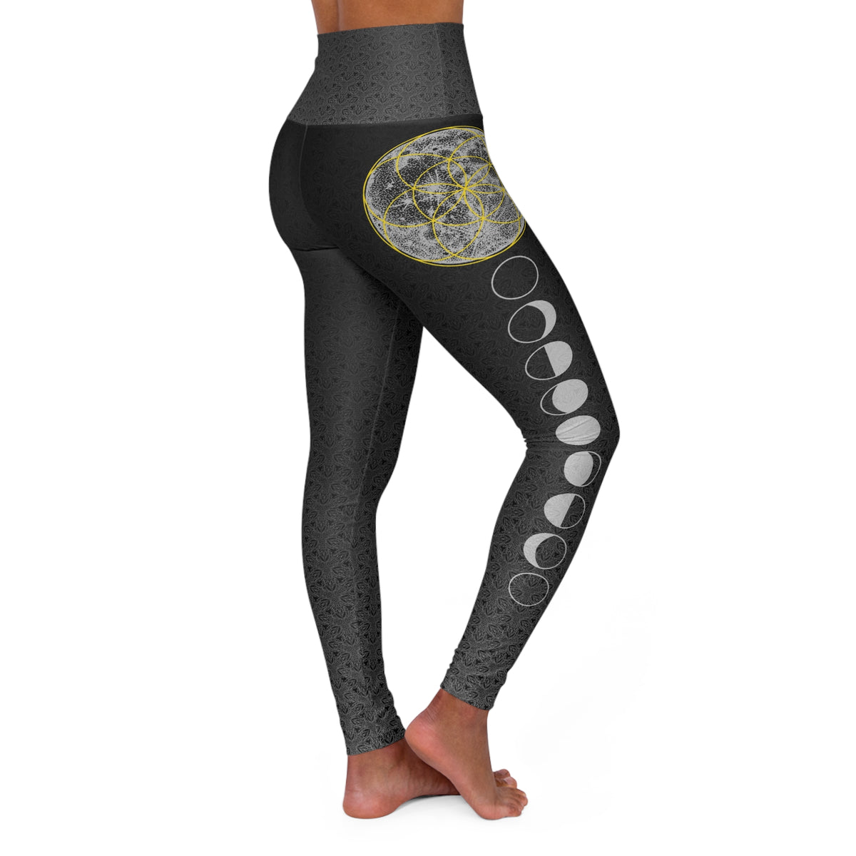 Seed of Life Mmonphase - High Waisted Yoga Leggings