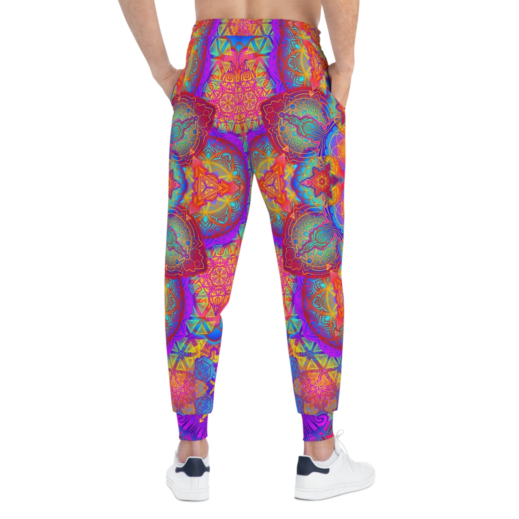 Psychedelic Mandala Athletic Joggers