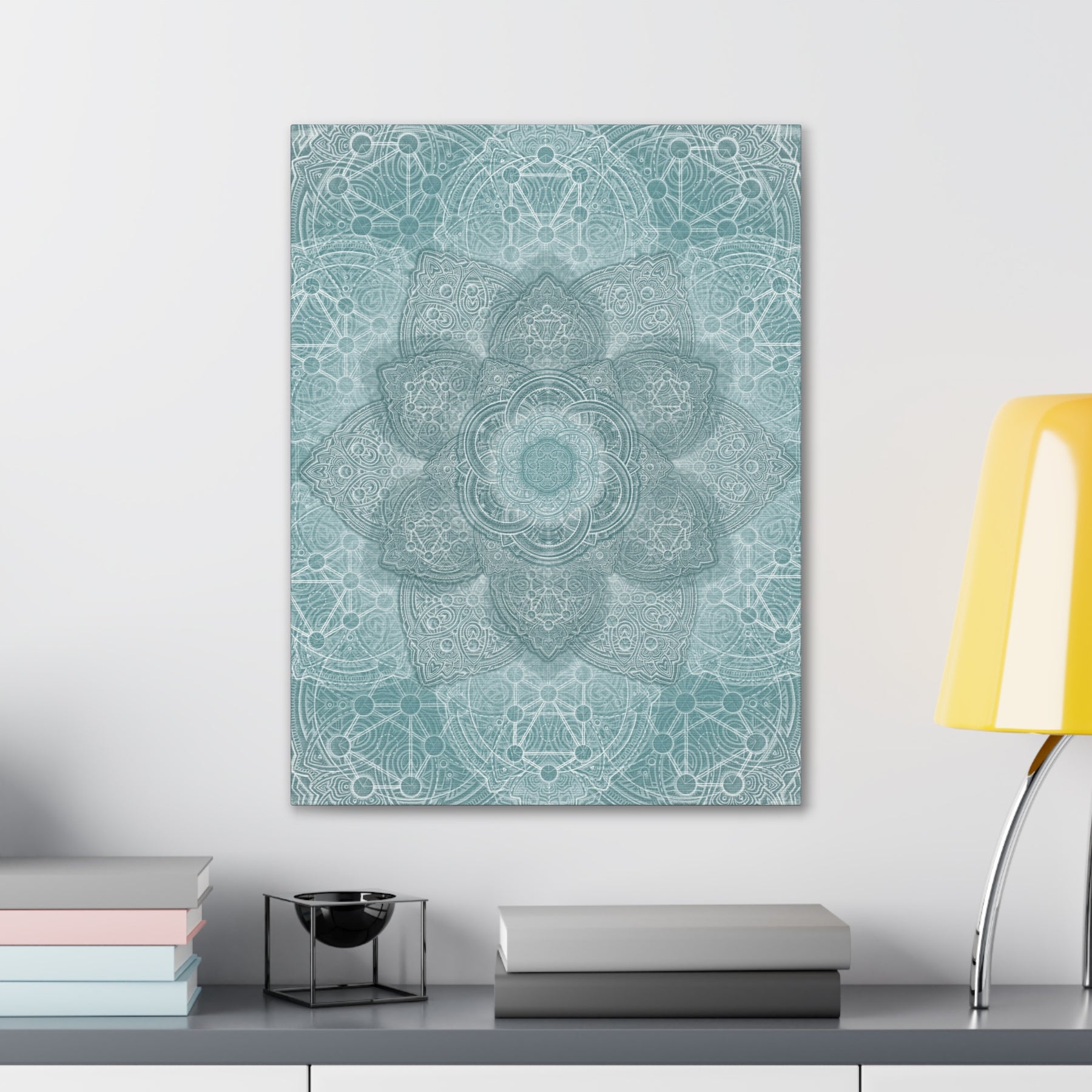 Sacred Geometry Mandal Canvas Print