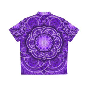 Purple Flower of Life Hawaiian T-Shirt