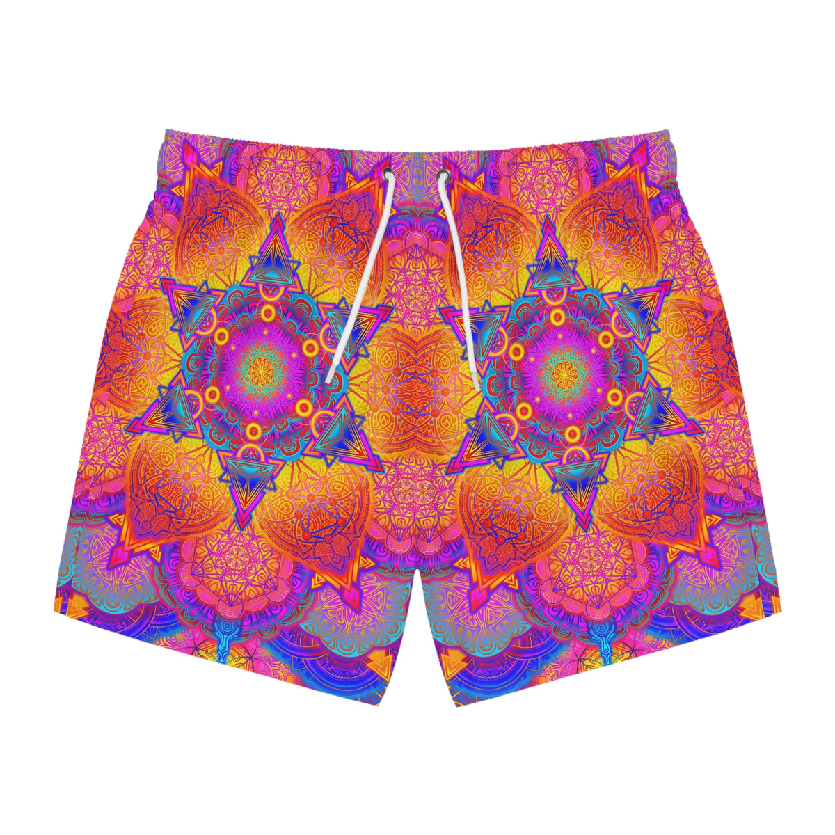 Psychedelic Mandala Swim Trunks