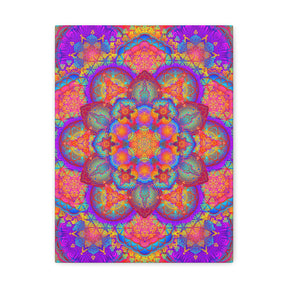 Psychedelic Mandala Canvas Print