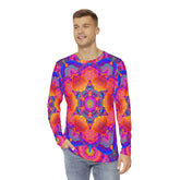 Psychedelic Mandala Men's Long Sleeve Shirt