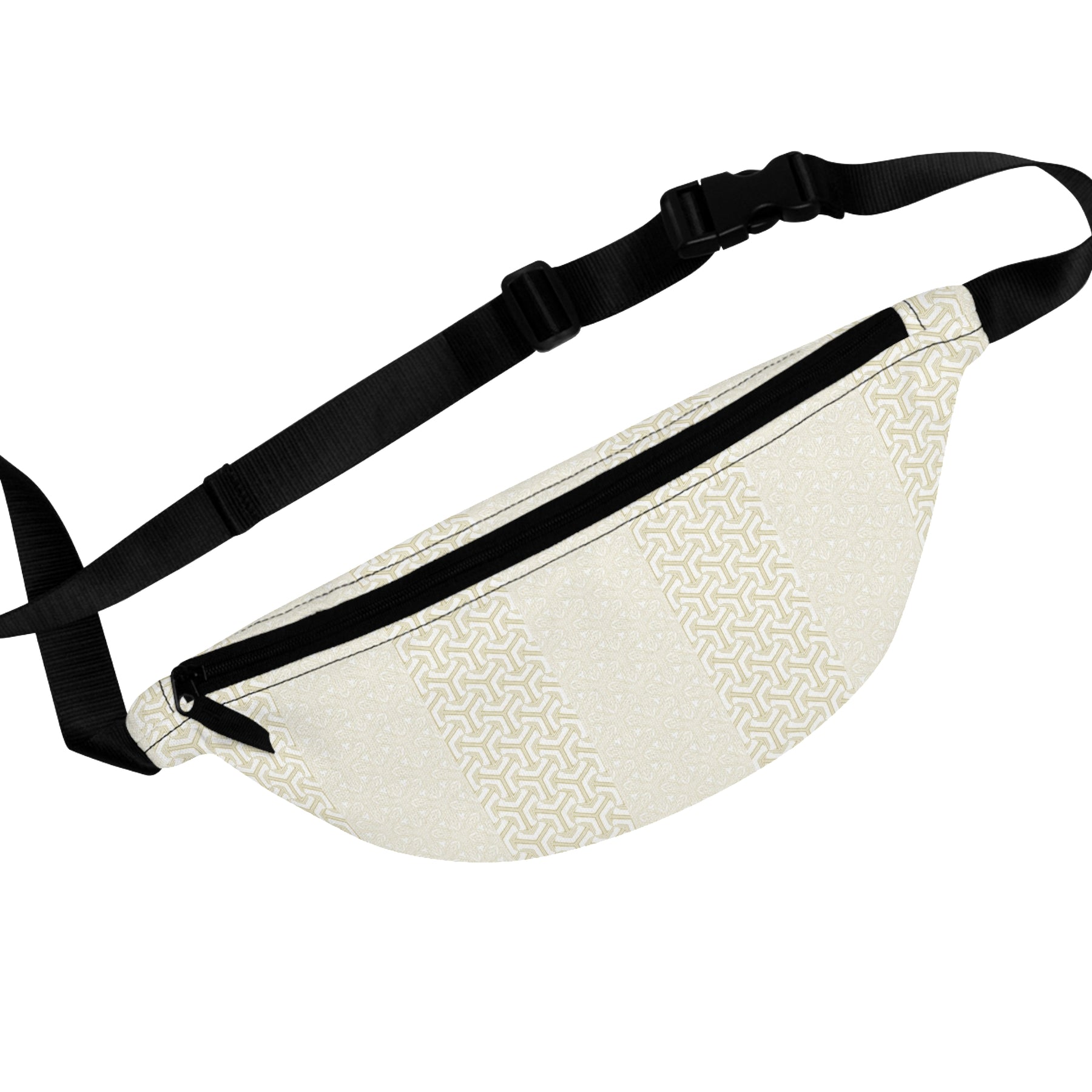 Striped Geometry Fanny Pack