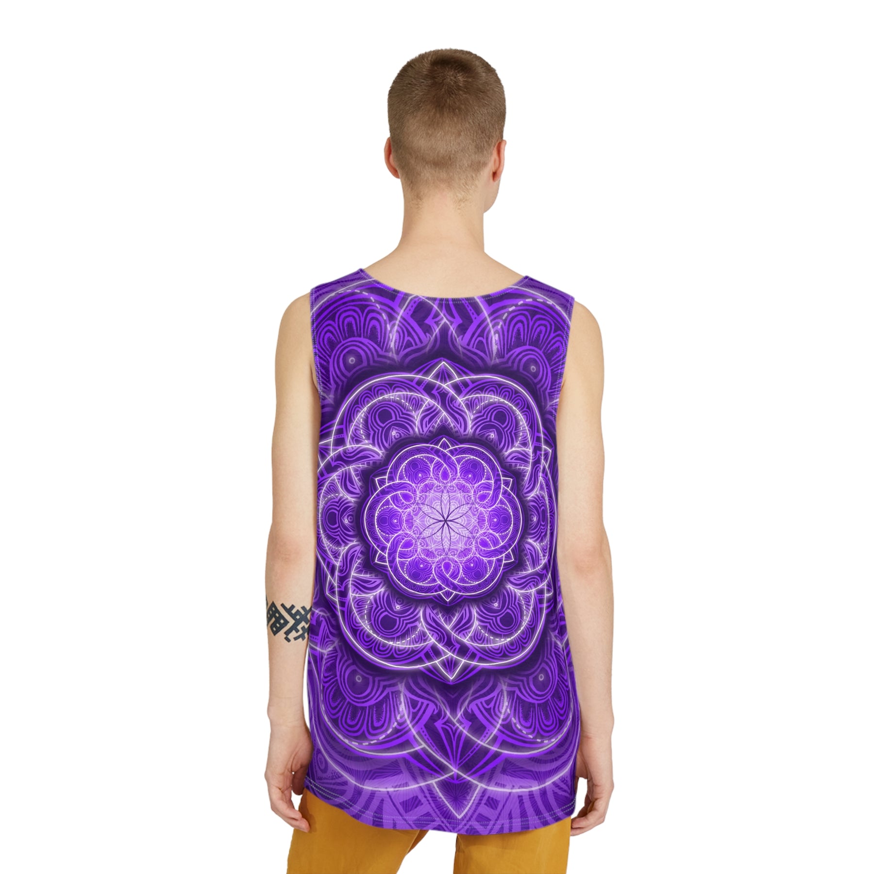 Psychedelic Flower of Life Men's Tank