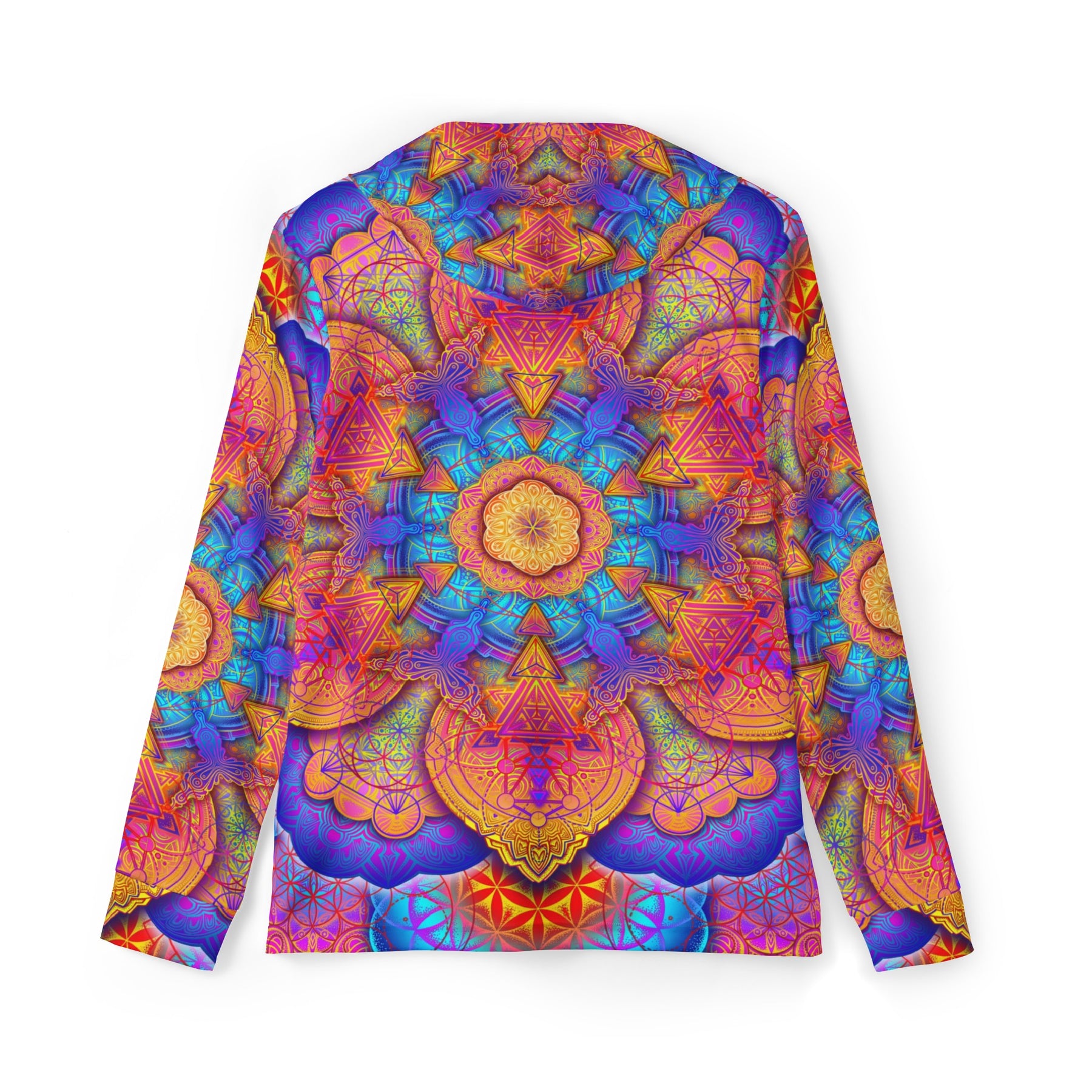 Psychedelic Mandala Men's Sun Hoodie