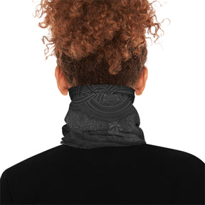 Blackout Mandala Neck Gaiter - Lightweight Stylish Face Covering for Outdoor Adventures